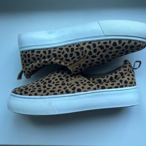 Cheetah Platform Slip-On Sneaker